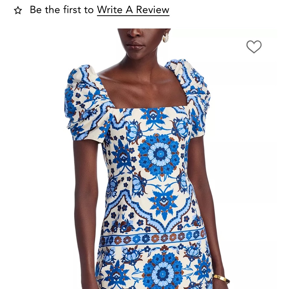 NWT - never worn. Cara Cara Blue and White Floral Mini Dress